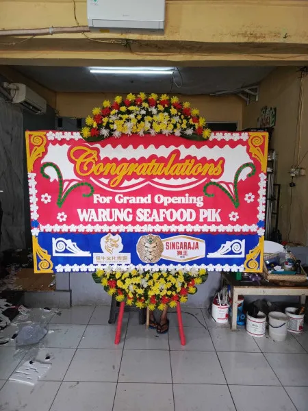 Papan Bunga Ucapan Selamat Grogolan Karanggede