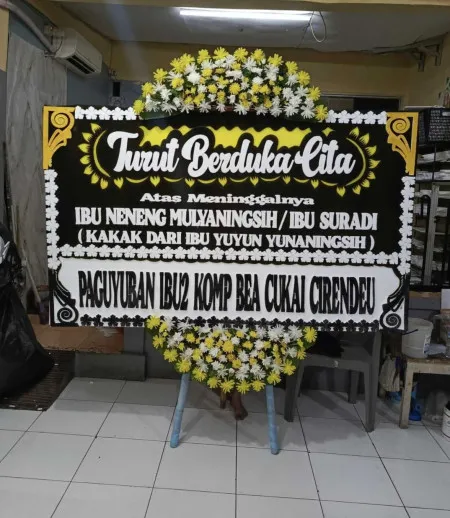 Papan Bunga Duka Grogolan Karanggede