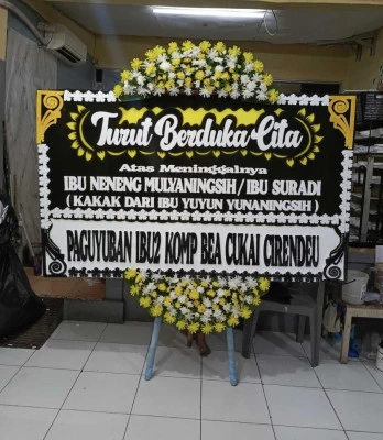Papan Bunga di Grogolan Karanggede